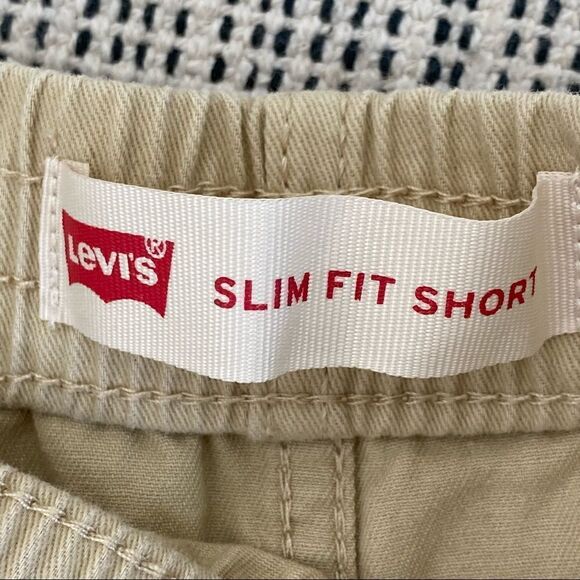 Levi’s boys slim fit style drawstring khaki shorts size large - Picture 5 of 6